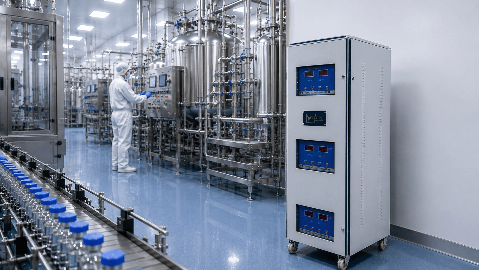 Servo Stabilizers for Pharmaceutical & Packaging Plants