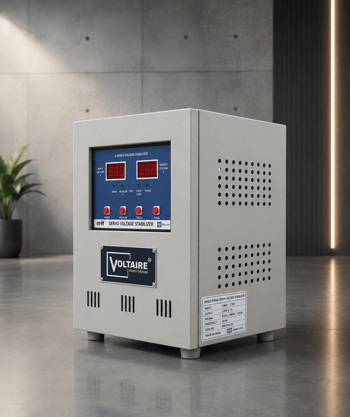 Single Phase Servo Stabilizer